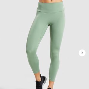 GYMSHARK Training 7/8 Leggings - Green